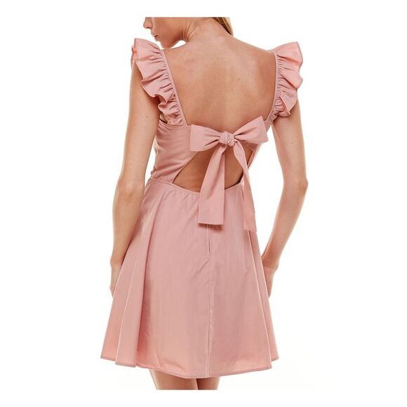 TRIXXI Womens And Straps Sleeveless Short Party Fit + Flare Dress - Picture 2 of 4